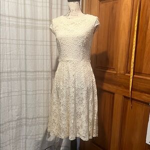 Beautiful Cream Lace Dress